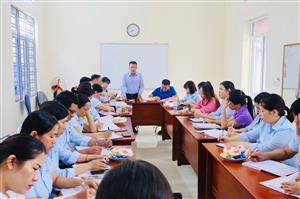 Buổi làm việc của Lãnh đạo Trung tâm Khuyến nông Hải Phòng tại Trạm Khuyến nông An Lão