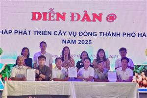 Hải Phòng tổ chức thành công Diễn đàn Khuyến nông @ với chủ đề “Nâng cao giá trị sản xuất cây vụ Đông năm 2025”