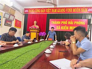Xã Kiến Minh chủ động triển khai công tác phòng, chống bão số 3 (WIPHA)