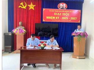 Chi bộ Trạm Khuyến nông An Lão tổ chức Đại hội Chi bộ nhiệm kỳ 2025-2027