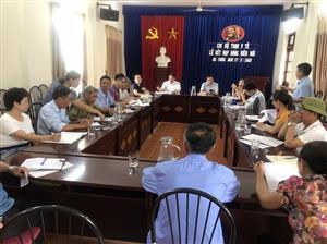 Đoàn kiểm tra thăm đồng đánh giá năng suất lúa Xuân năm 2023  tại Xã Đại Thắng huyện Tiên Lãng 