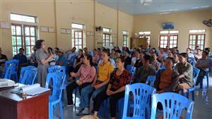 Trung tâm Khuyến nông Hải Phòng tổ chức lớp tập huấn xây dựng mô hình: " Nuôi rươi thương phẩm kết hợp cấy lúa gắn với liên kết tiêu thụ sản phẩm"