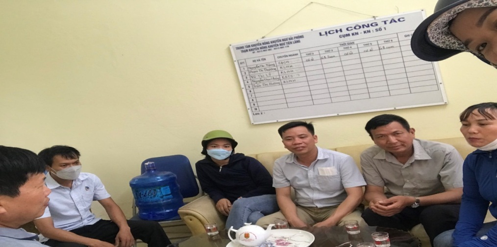 Công tác tham mưu với ban chỉ đạo sản xuất về kế hoạch tập huấn tại các xã trong huyện Tiên Lãng về công tác phòng trừ sâu bệnh hại bảo vệ lúa Xuân năm 2022