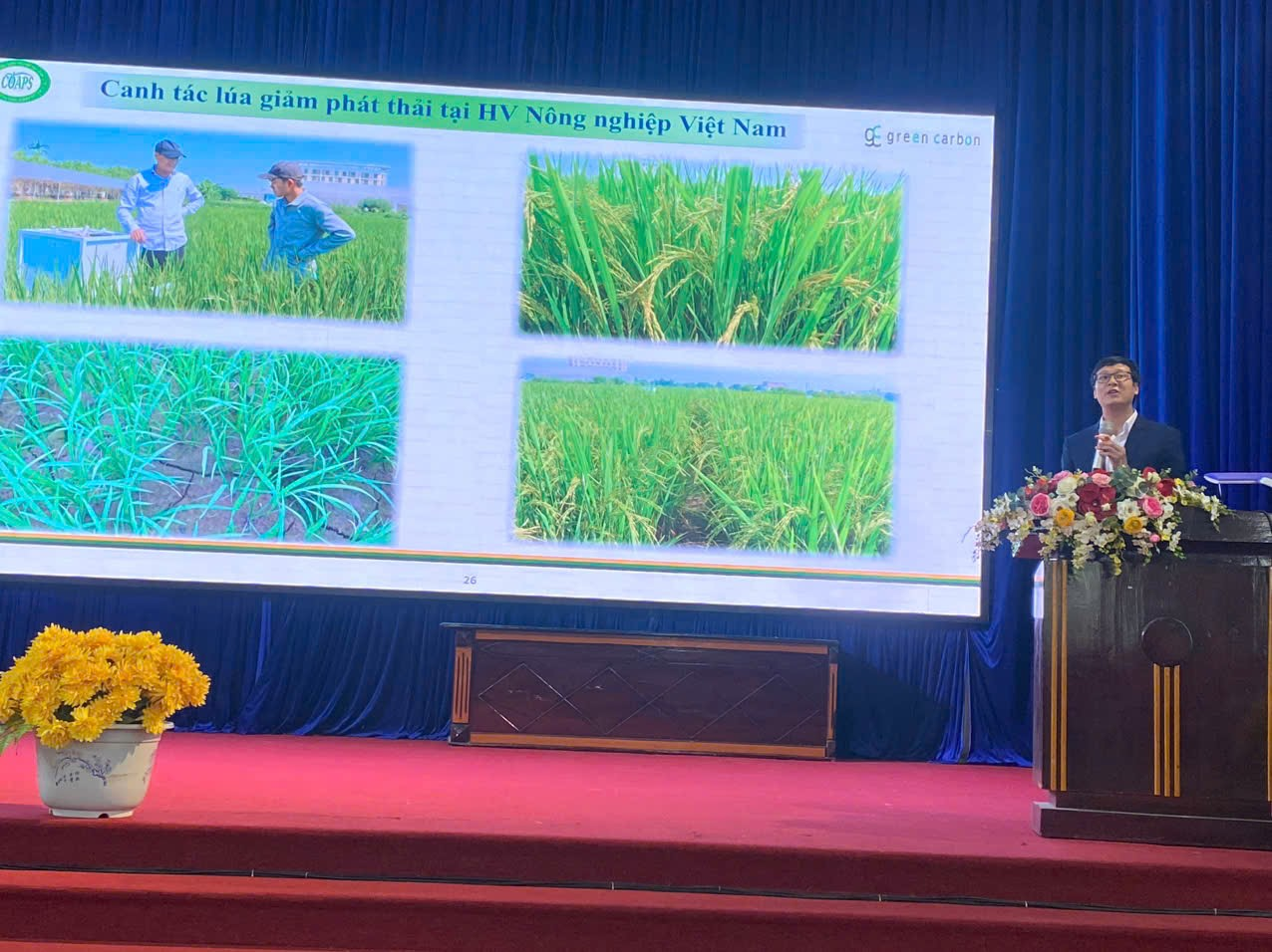 Tập huấn canh tác lúa tưới tiết kiệm nước, giảm phát thải và cơ giới hoá sản xuất hành tỏi vụ Đông Xuân năm 2026