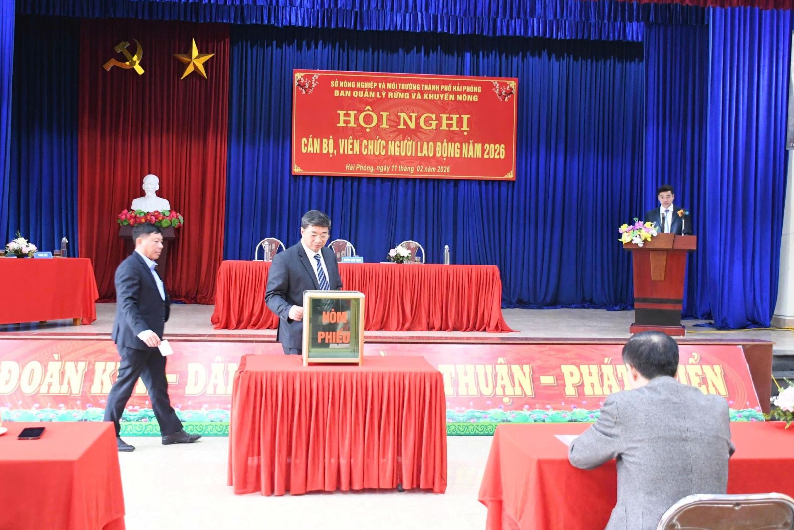 BAN QUẢN LÝ RỪNG VÀ KHUYẾN NÔNG TỔ CHỨC HỘI NGHỊ VIÊN CHỨC, NGƯỜI LAO ĐỘNG NĂM 2026