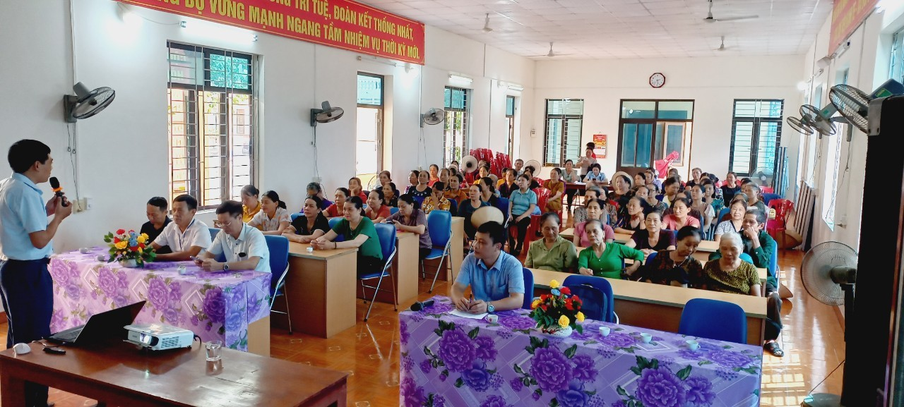 Xã Thanh Sơn – Kiến Thụy: Tập huấn kỹ thuật chăm sóc và phòng trừ sâu bệnh hại trên cây lúa Mùa 2024